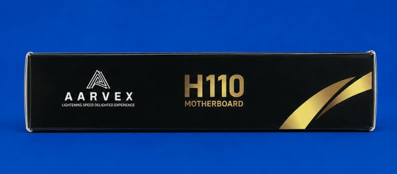Aarvex H110 motherboard box side view
