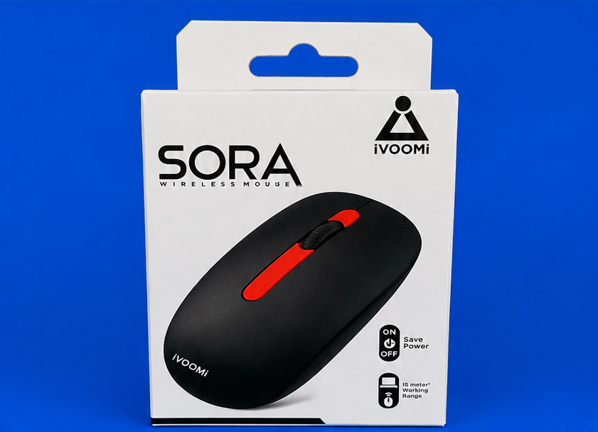 iVOOMi SORA wireless mouse box front view