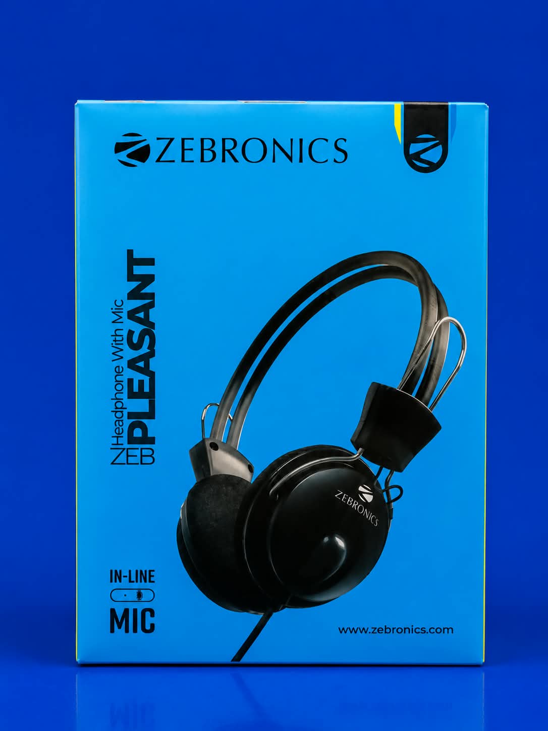 Zebronics ZEB-Pleasant headphone box front view
